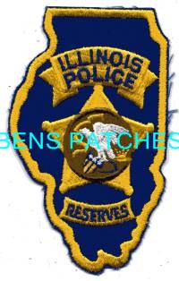 ILLINOIS,ILLINOIS POLICE RESERVES 2 STATE SHAPED_wm